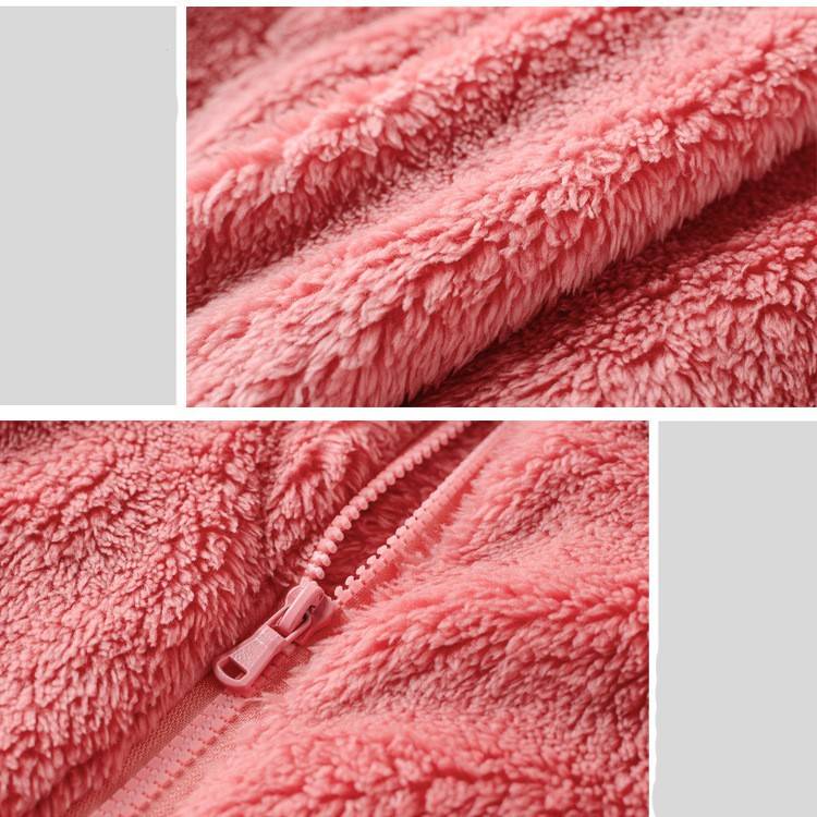 Plush Teddy Fleece Full Zip Jacket - view 3