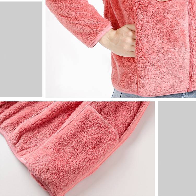 Plush Teddy Fleece Full Zip Jacket - view 4