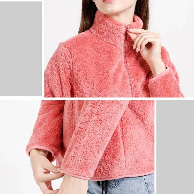Plush Teddy Fleece Full Zip Jacket - view 5