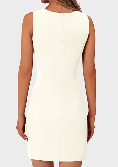 Sleeveless Button Front Mini Shift Dress - view 1