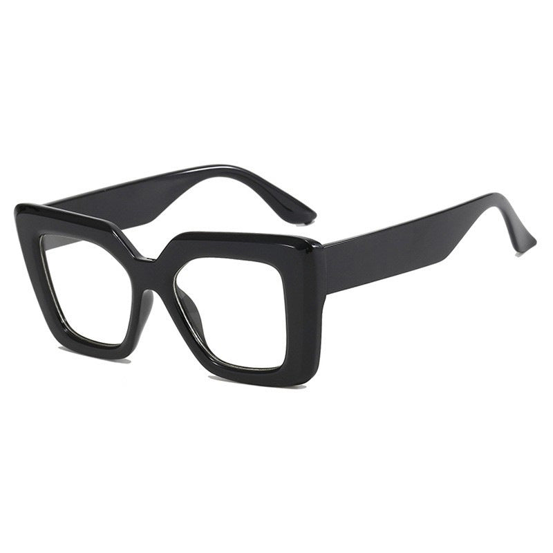 Oversized Square Sunglasses With Gradient Lens - Color_03