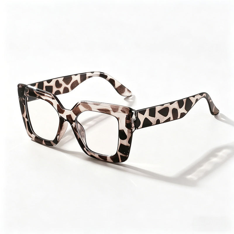 Oversized Square Sunglasses With Gradient Lens - Color_05