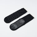 Polka Dot Non-Slip Pilates Grip Socks - Black