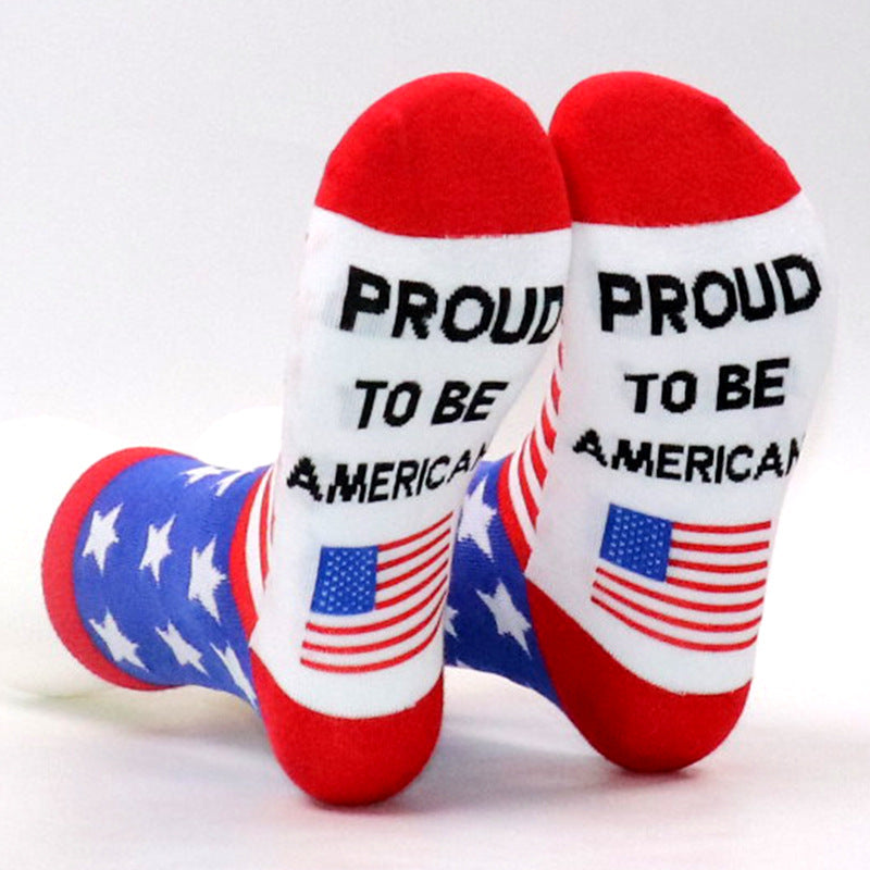 Stars And Stripes Novelty Socks - Flag - 1