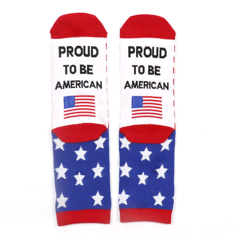 Stars And Stripes Novelty Socks - Flag - 3