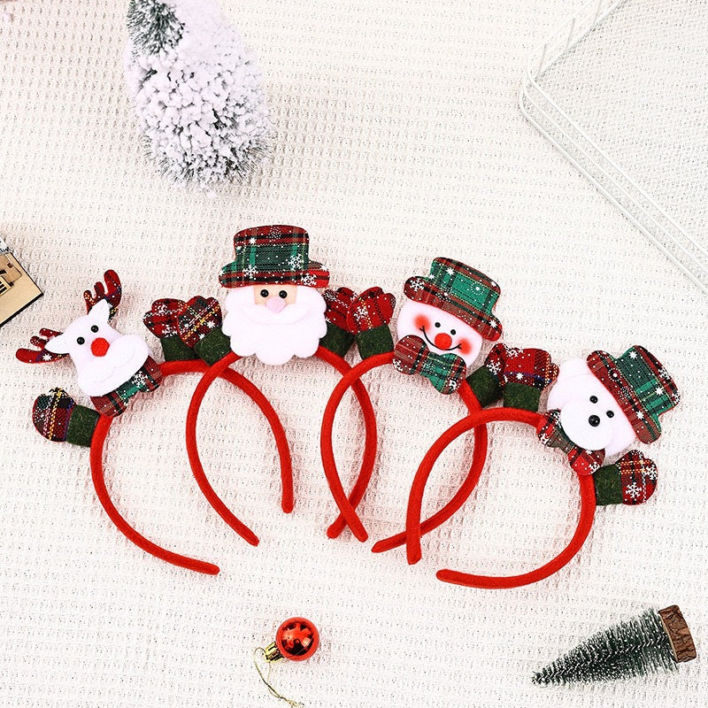 Glowing Holiday Character Headband Christmas Decor