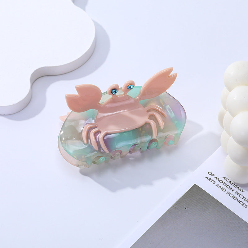 Seaside Creature Claw Hair Clip - Crab