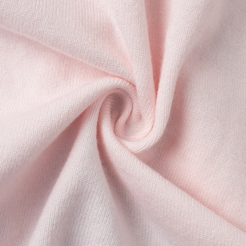 Slim Fit Ribbed Button Front Cardigan - Pink - 1
