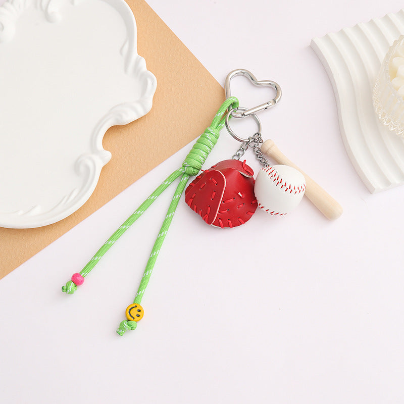 Mini Sports Ball Keychain Bag Charm - B_08
