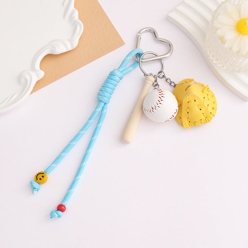 Mini Sports Ball Keychain Bag Charm - B_10