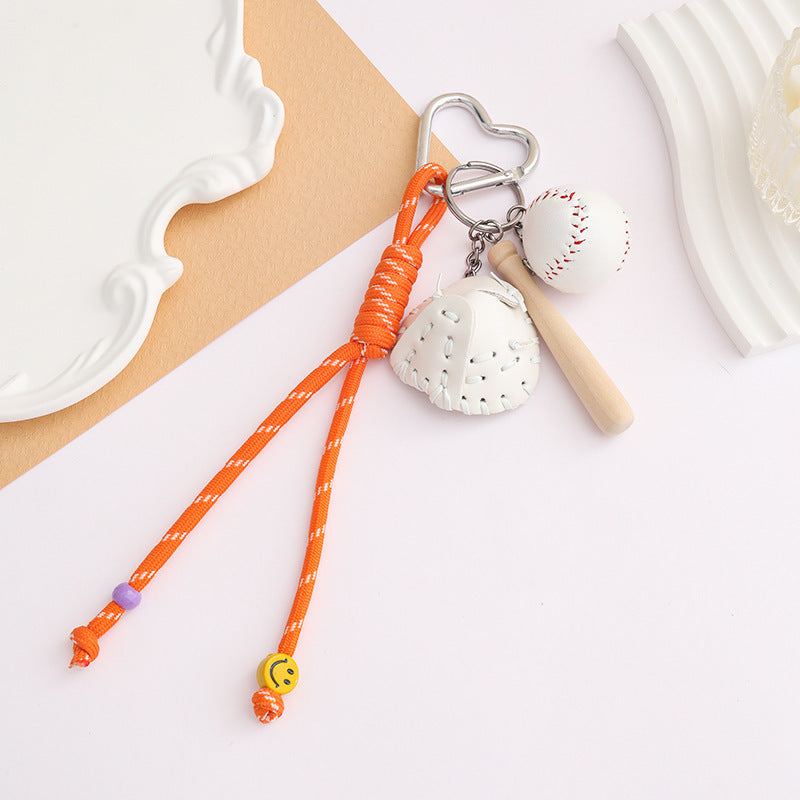 Mini Sports Ball Keychain Bag Charm - B_12