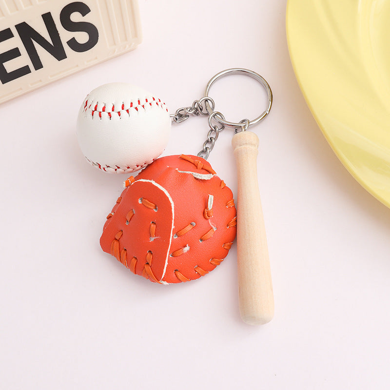 Mini Sports Ball Keychain Bag Charm - Color_04