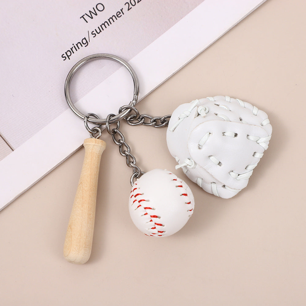 Mini Sports Ball Keychain Bag Charm - Color_06