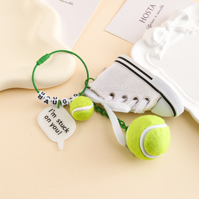 Mini Sports Ball Keychain Bag Charm - Style_01