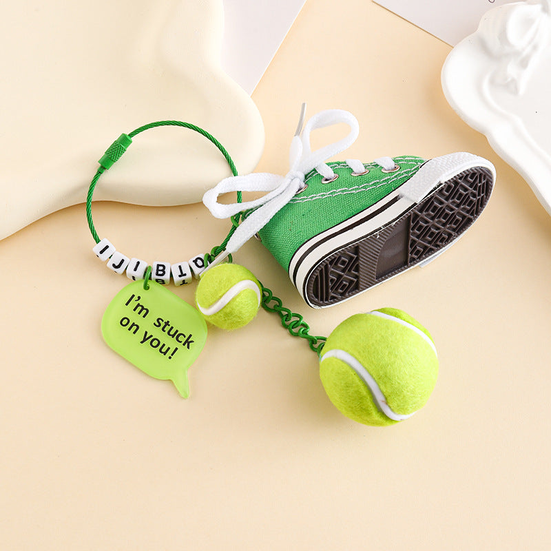 Mini Sports Ball Keychain Bag Charm - Style_02