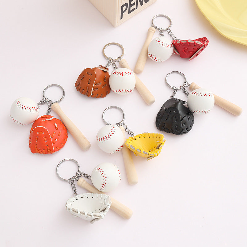 Mini Sports Ball Keychain Bag Charm - view 1