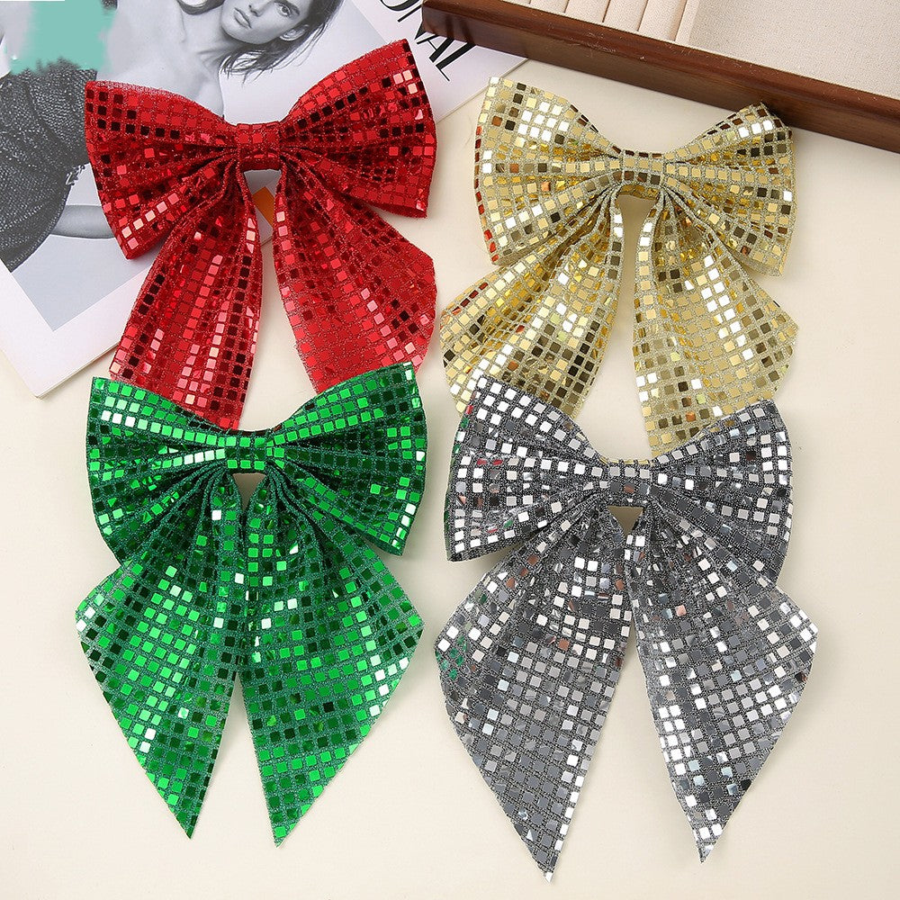 Oversized Glitter Bow Hair Clip