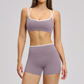Mauve Bra & Shorts