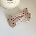 Bone Shaped Hair Clip With Playful Prints - Color_03
