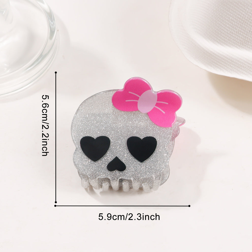 Witchy Halloween Icons Claw Hair Clip - C1