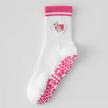 Embroidered Bear Grip Crew Socks - RoseBear