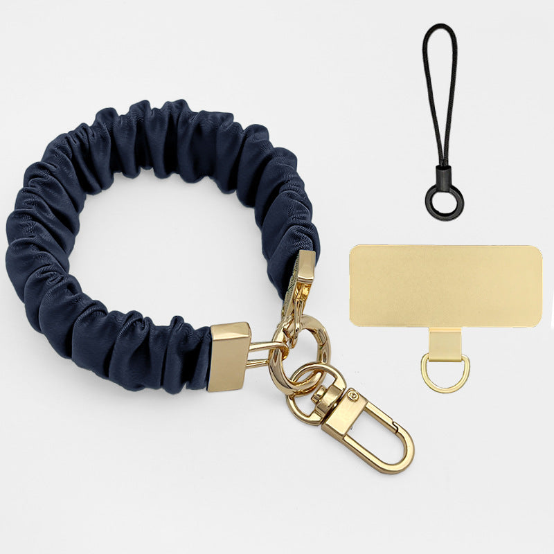Scrunchie Wristlet Phone Strap With Swivel Clasp - Color_04
