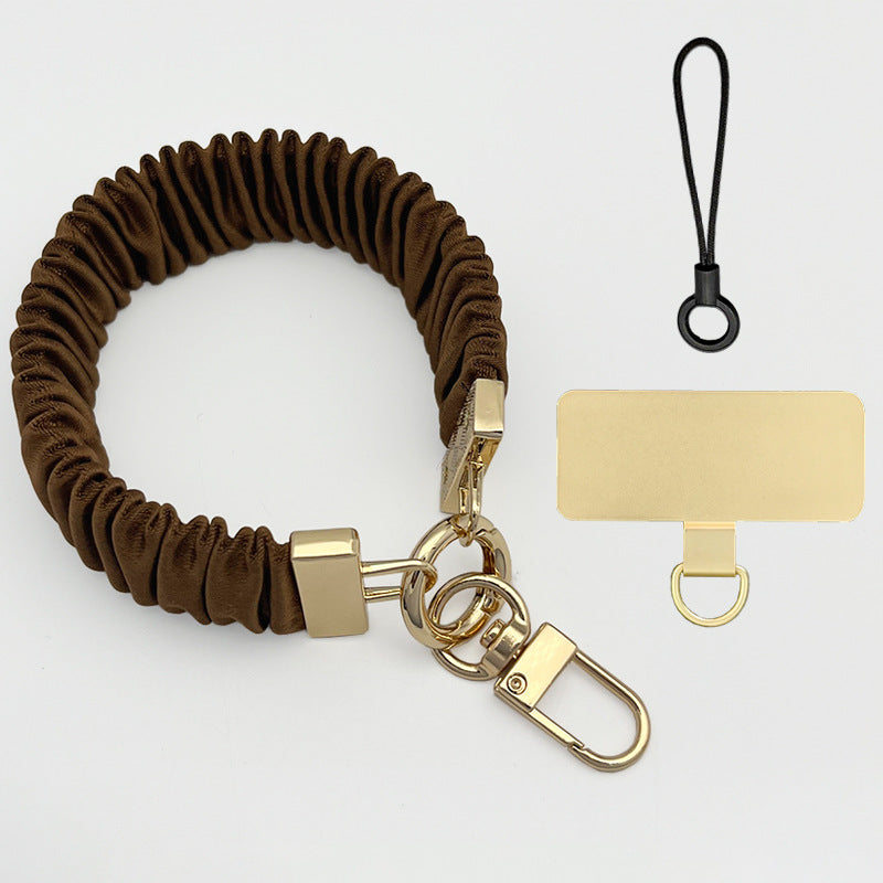 Scrunchie Wristlet Phone Strap With Swivel Clasp - Color_06