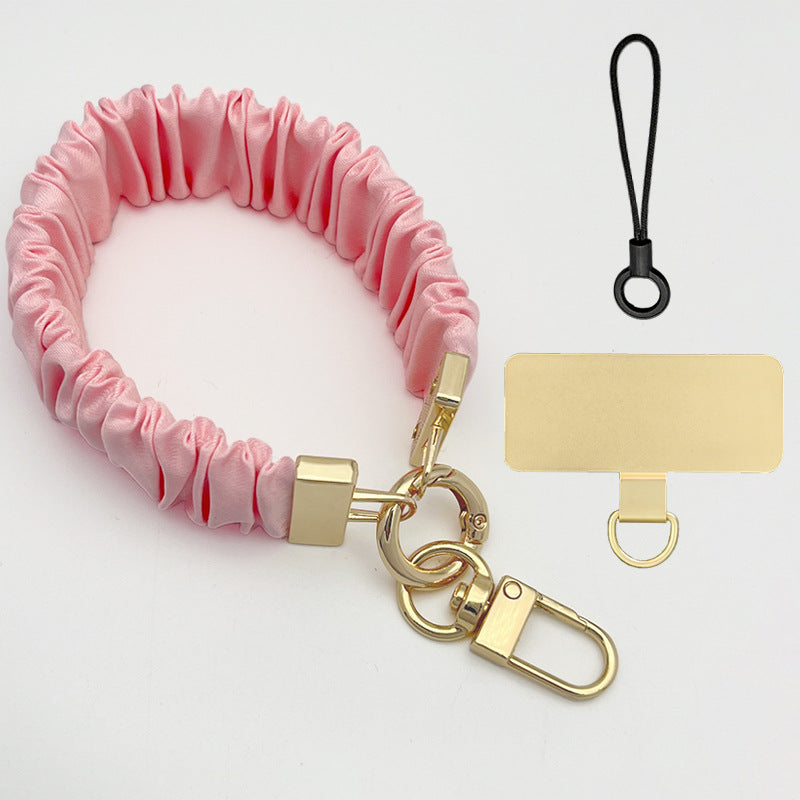 Scrunchie Wristlet Phone Strap With Swivel Clasp - Color_07
