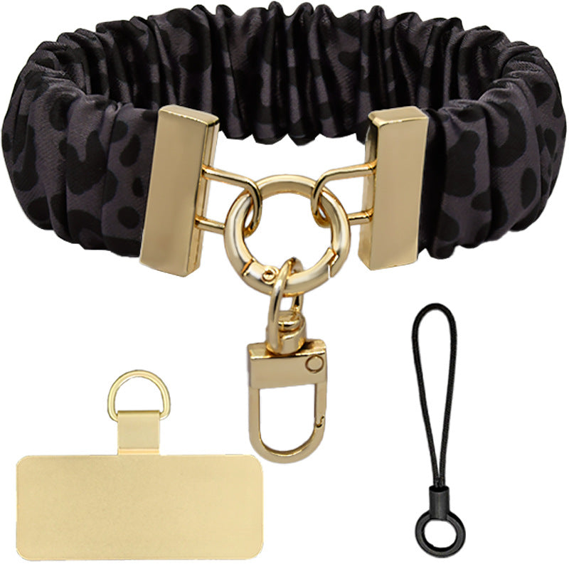 Scrunchie Wristlet Phone Strap With Swivel Clasp - Color_14