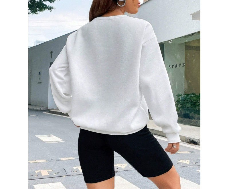 Coquette Bow Print Crewneck Sweatshirt - view 1