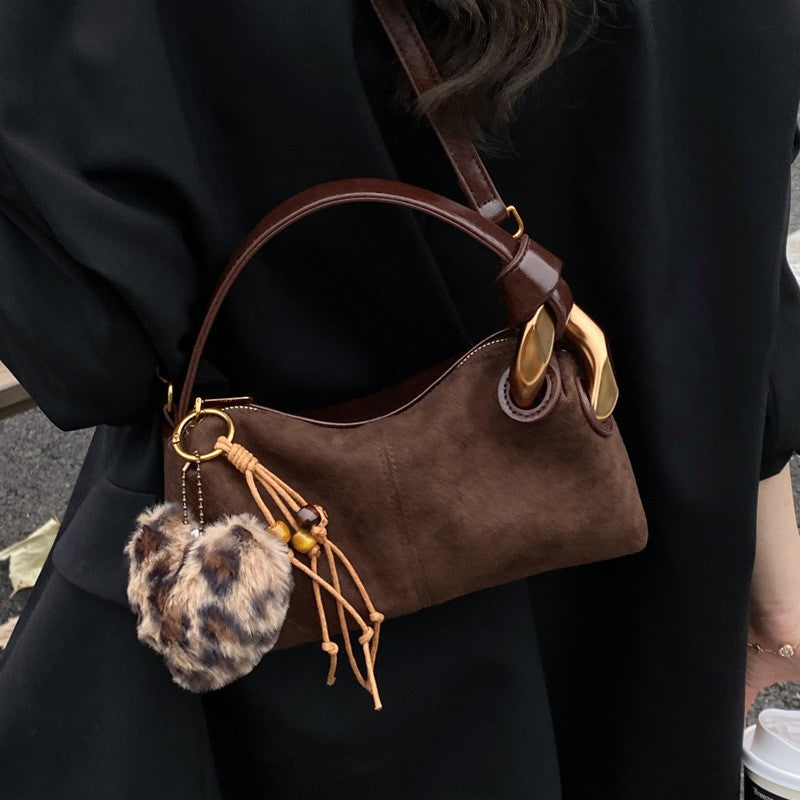Mini Pillow Top Handle Bag with Chunky Links