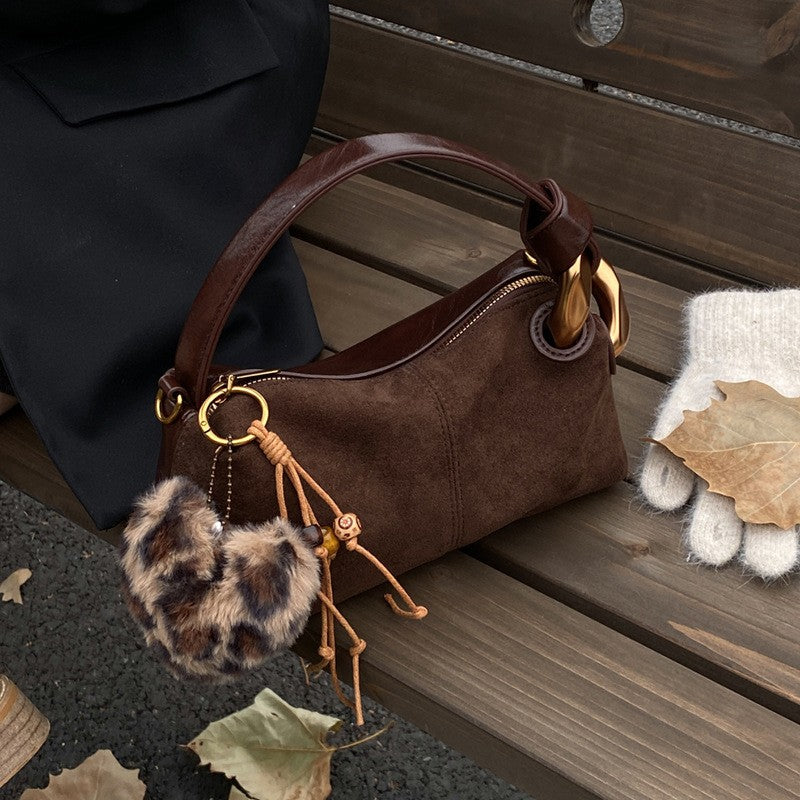 Mini Pillow Top Handle Bag with Chunky Links