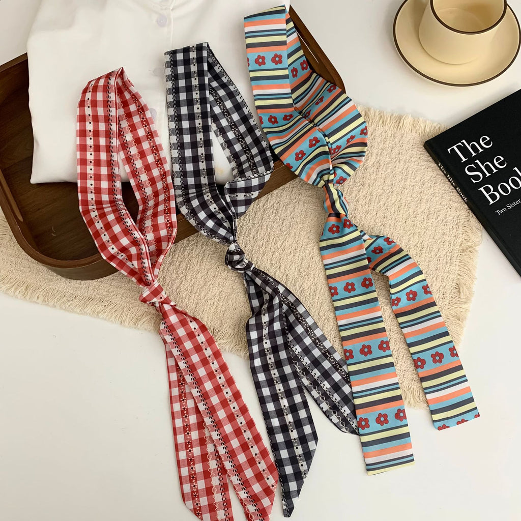 Boho Skinny Neck Scarf Hair Tie