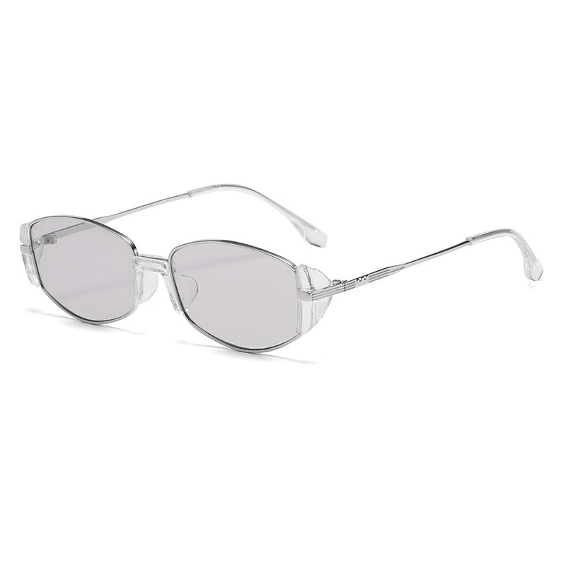 Narrow Oval Wire Frame Sunglasses - NO03