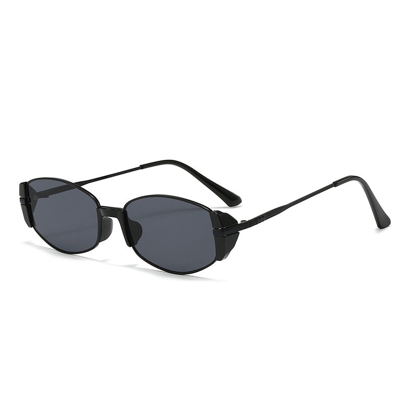 Narrow Oval Wire Frame Sunglasses - NO07