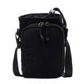 Crinkle Nylon Water Bottle Crossbody Bag - Black