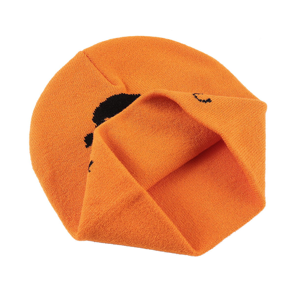 Spooky Ghost Knit Beanie for Halloween Nights - BOrange - 4