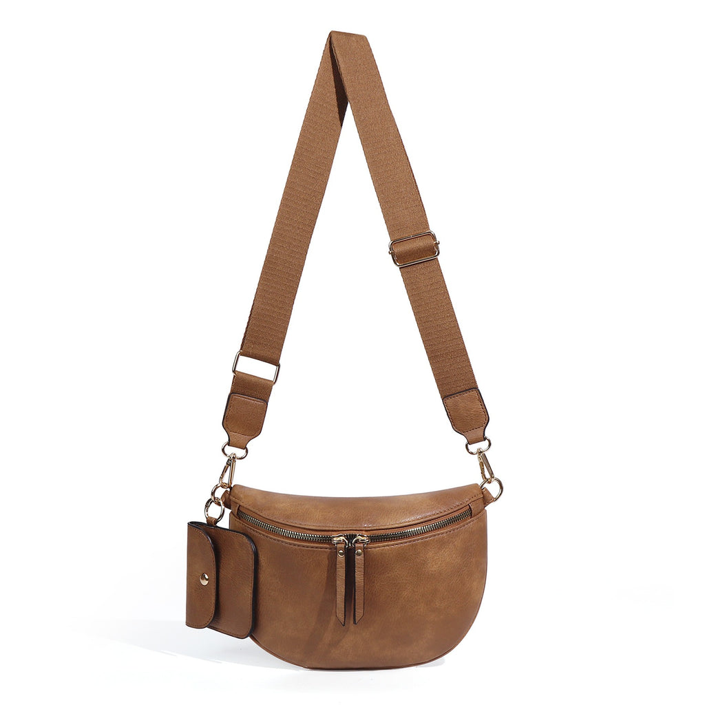 Half Moon Sling Bag with Card Pouch