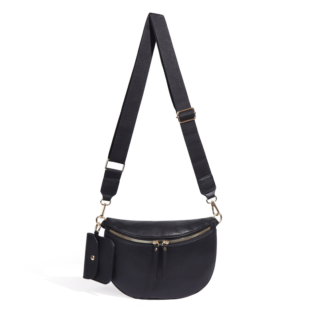 Half Moon Sling Bag with Card Pouch