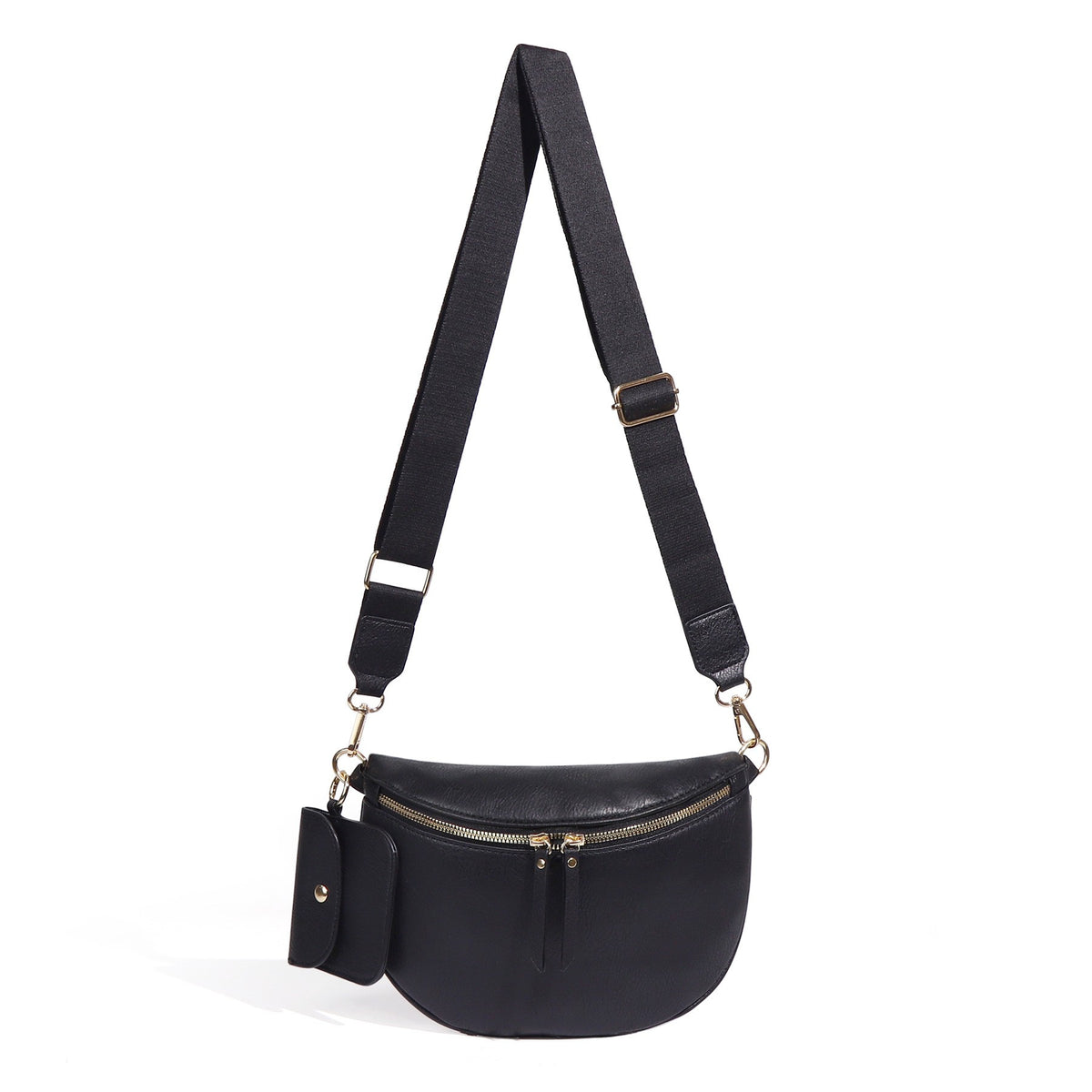Half Moon Sling Bag with Card Pouch