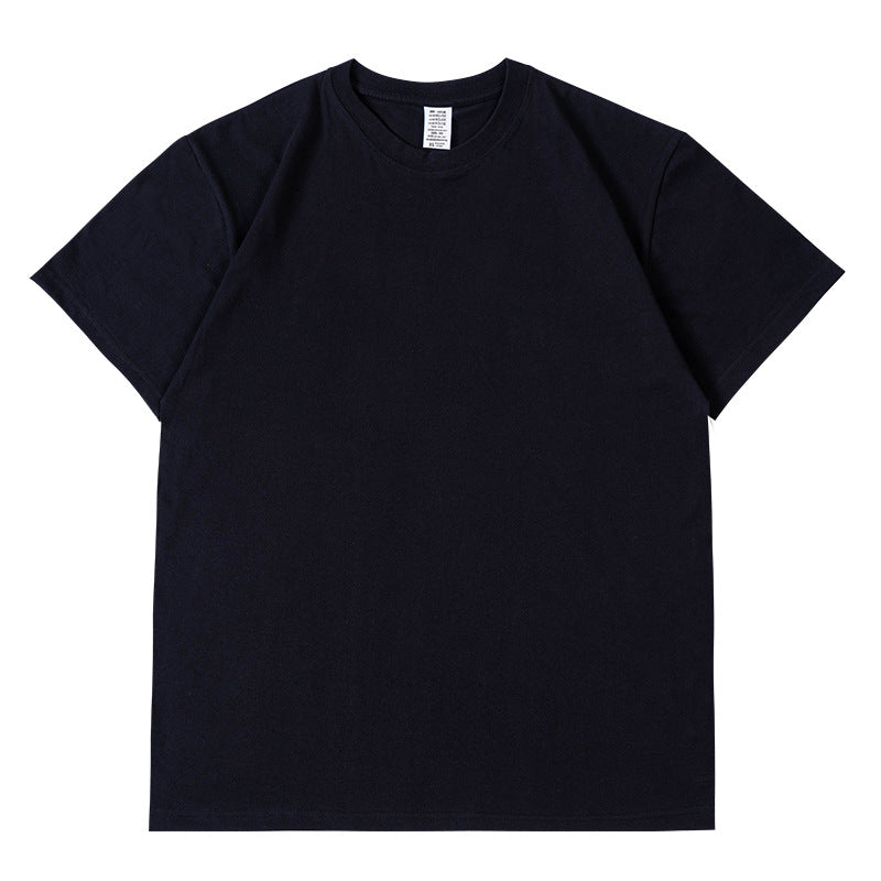 Heavyweight Drop Shoulder Crew Neck Tee - Black