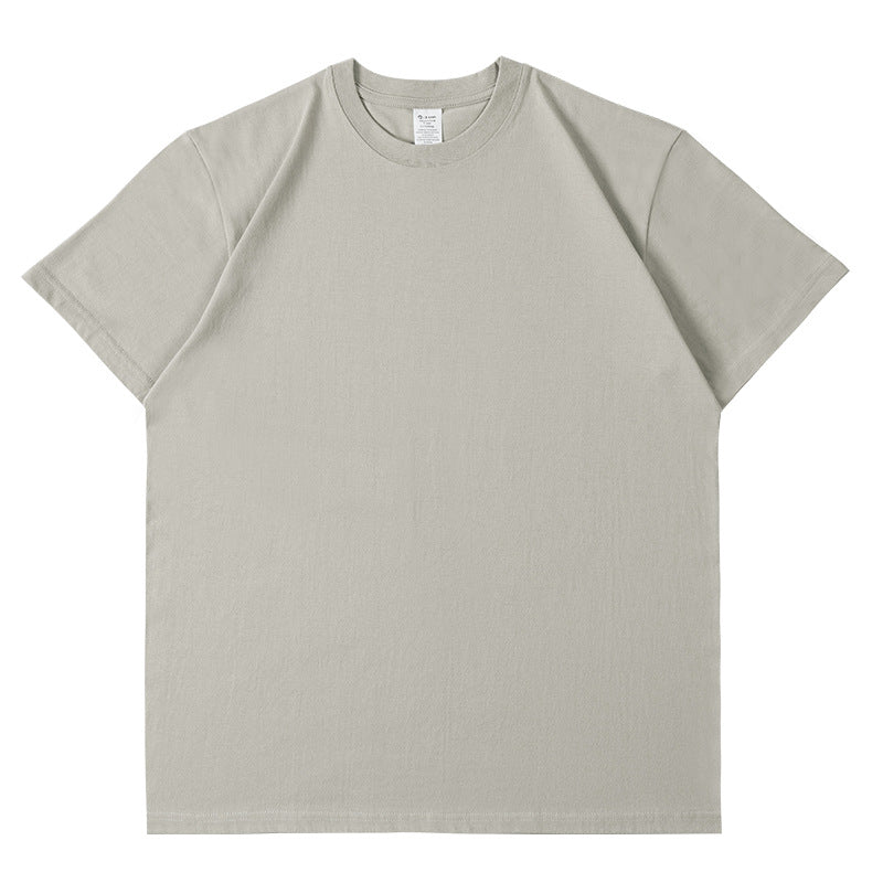 Heavyweight Drop Shoulder Crew Neck Tee - Light_Green