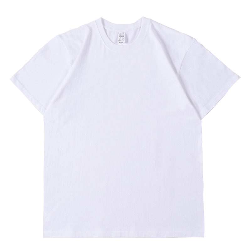 Heavyweight Drop Shoulder Crew Neck Tee - White