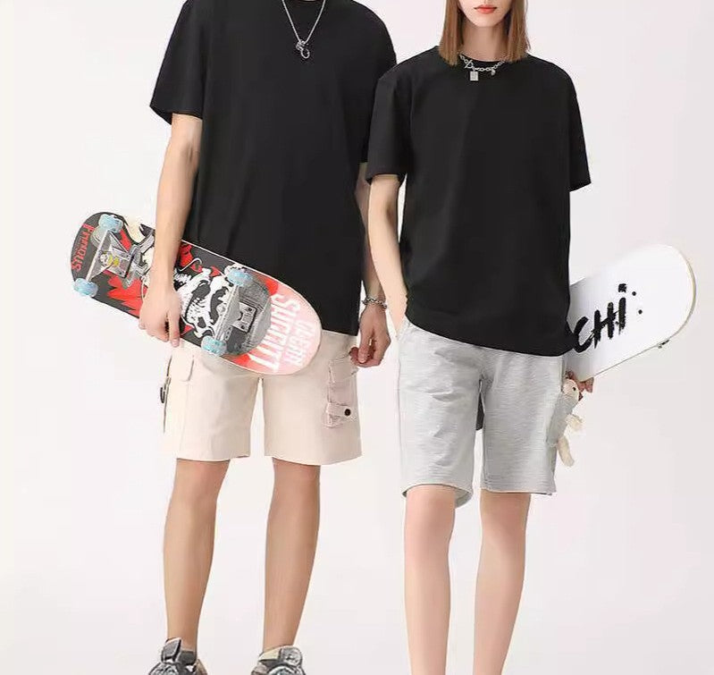 Heavyweight Drop Shoulder Crew Neck Tee