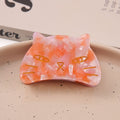 Cat Shaped Acetate Claw Clip With Metal Teeth - Color_08