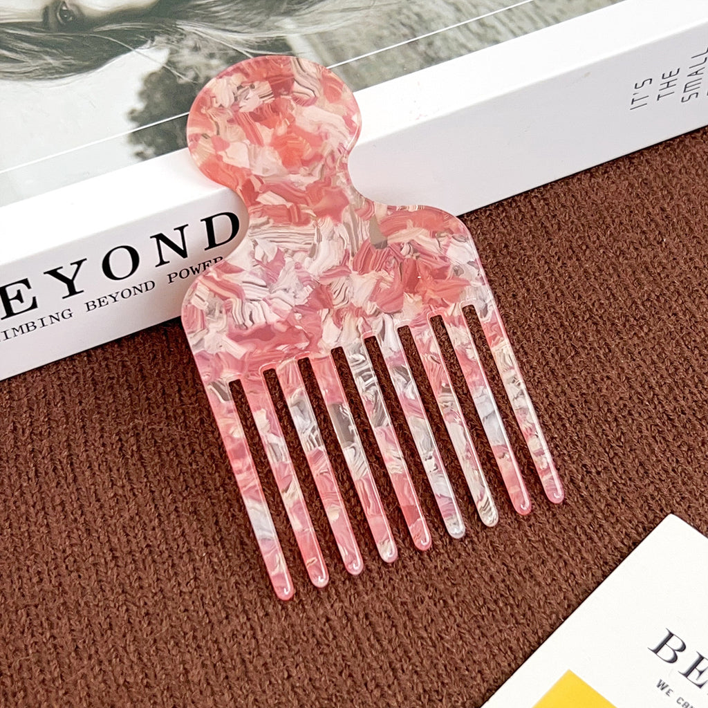 Swirl Acetate Lifting Pick Comb - NO-13