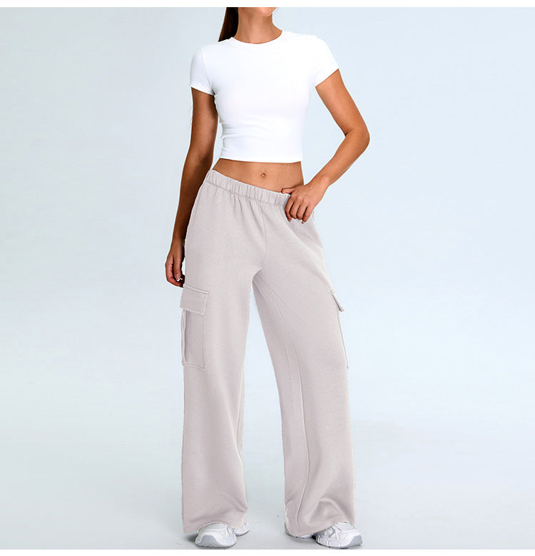 Sleek Fitted Short Sleeve Crop T-Shirt