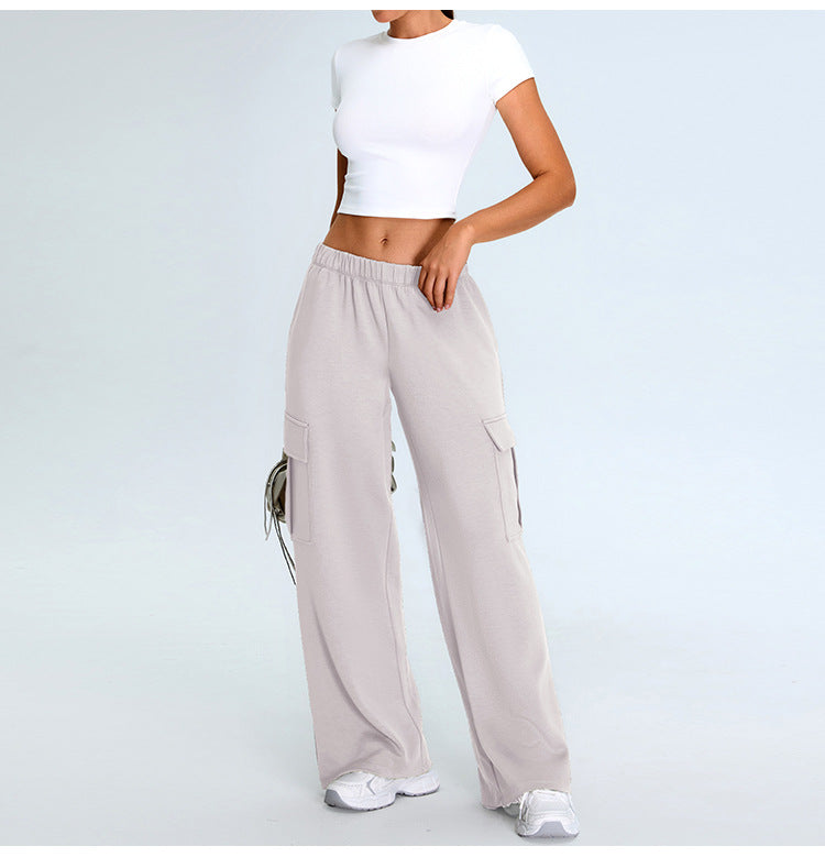 Sleek Fitted Short Sleeve Crop T-Shirt - view 4