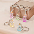 Glow in the Dark Bear Keychain Set - Color