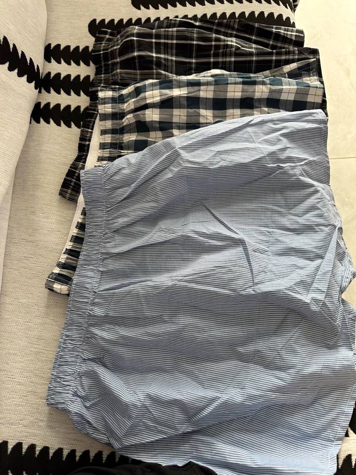 Hidden Button Fly Plaid Boxer Shorts - view 1